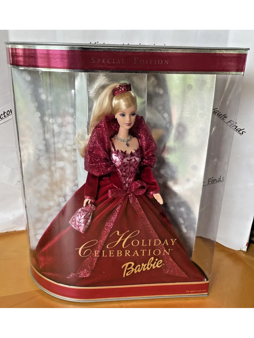 2002 Special Edition Holiday Celebration Barbie Doll Mattel NIB #56209